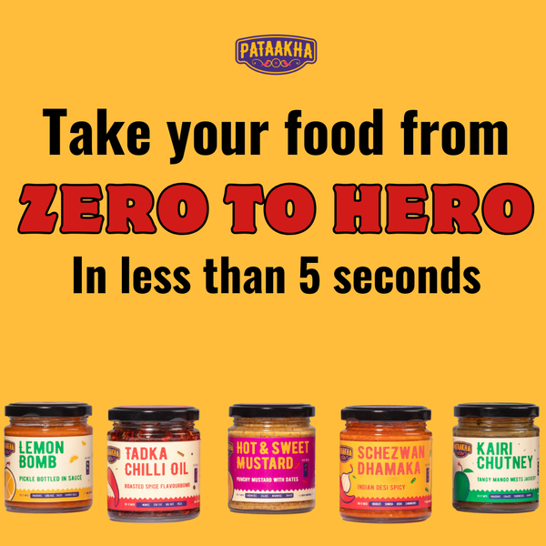 Pataakha Combo: Choose ANY THREE Flavours (Full Sized Jars)